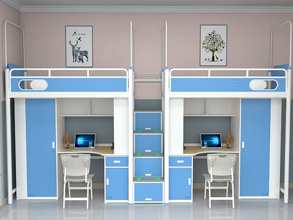 双连双人位中梯组合床